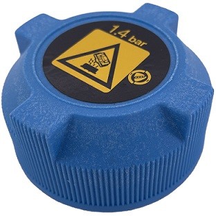 RADYATÖR EK DEPO KAPAĞI (MAVİ) DOBLO-PALİO-ALBEA-CLIO-KANGOO-MEGANE (ETİKETLİ)