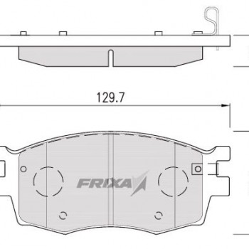 FREN BALATASI ÖN ACCENT ERA 06-/İ20/KIA RIO2/KIA CARENS 1,8/KIA CLARUS 2,0/KIA SHUMA 1,6