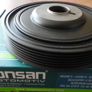 KRANK KASNAĞI (KAMALI)(6 KANAL) MEGAN3-LAGUNA3-SCENIC3-KANGO-FLUENCE-DACIA DUSTER-SANDERO-LATUTITE 1,4-1,6 16V-1,5DCİ (K9K)(EURO5)(İÇİ DOLU)