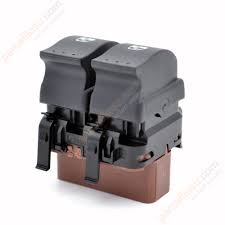 CAM ANAHTARI ÖN SOL ÇİFTLİ MEGAN2 (KAHVE SOKETLİ)