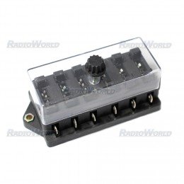6 YÖNLÜ SİGORTA KUTUSU DC 12 V 24 V ( VİDALİ)