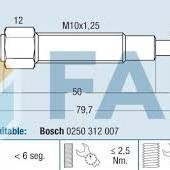 ISITMA BUJİSİ H100-L300 EM 2,5 (11V)(UZUNLUK 80MM)