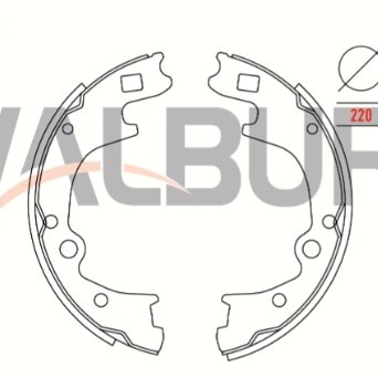 FREN BALATASI ARKA H100 KAMYONET 94-04 (LH04)