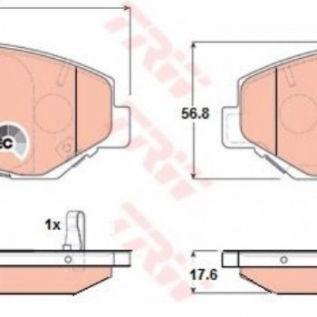 FREN BALATASI ÖN HONDA CIVIC 16-/CRV 02-06
