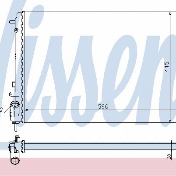 SU RADYATÖRÜ DACIA DUSTER 10- (KLİMALI)