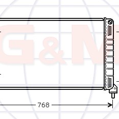 SU RADYATÖRÜ DOBLO 1,3MJ-1,9JTD 01-10 (KLİMALI)