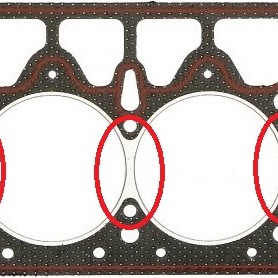 SİLİNDİR KAPAK CONTASI DKŞ-M131 1,6 (ORTASI SAC TAKVİYELİ)