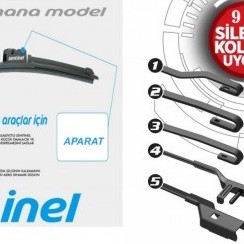 MUZ TİPİ SİLGİ SÜPÜRGESİ (28)(9 APARATLI) 700 MM