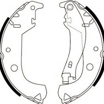 FREN BALATASI ARKA DOBLO 1,2-1,3MJ-1,9JTD 00-05/ALBEA 1,3MJ-1,2 16V-1,6 16V (BÜYÜK TİP)