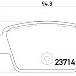 FREN BALATASI ARKA (DİSK) STILO-BRAVA-BRAVO-LINEA 10-