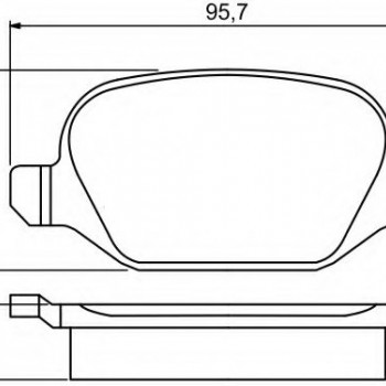 FREN BALATASI ARKA (DİSK) PANDA-LINEA 07-/ALFA ROMEO 147-156