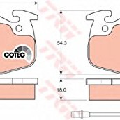 FREN BALATASI ÖN R9 BROADWAY 94-97/R19-CLIO 1,9D/EXPRES-CLIO EM -98/P106-P205-P605