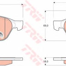 FREN BALATASI ÖN MEGAN2 06-/LAGUNA2 08-/CLIO3 2,0 16V/ASTRA-H (SACLI)