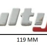 MULTİJET YAZISI FİAT PANJUR BAGAJ (J HARFİ KIRMIZI)