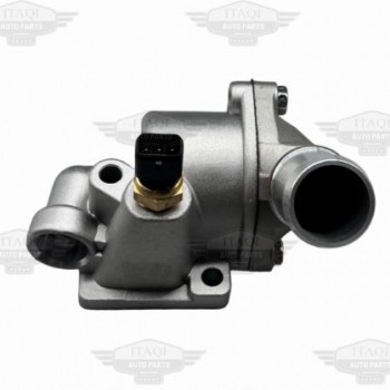 TERMOSTAT YUVASI ALT-ÜST KOMPLE (MÜŞÜRLÜ)(87°) ACCENT-GETZ 1,3 00-06