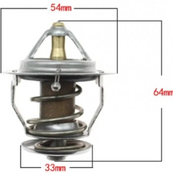 TERMOSTAT (88°) ACCENT 95-00/ACCENT 1,5CRDİ 03-06/ERA-GETZ 1,5CRDİ/ERA 1,6/ELANTRA 1,6-2,0 96-/SPORTAGE-SANTAFE 2,0 DİZEL 00-06/TUCSON 2,0 DİZEL 00-06/MAZDA 323/NISSAN D22
