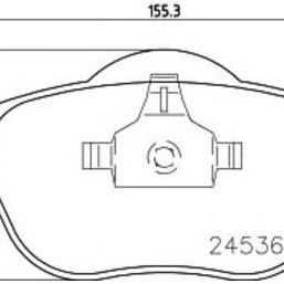 FREN BALATASI ÖN LAGUNA2 01-07/LAGUNA3 07-/LATITUDE/DOBLO3 1,6MJ