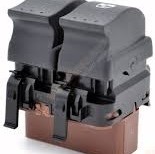 CAM ANAHTARI ÖN SOL ÇİFTLİ MEGAN2 (KAHVE SOKETLİ)