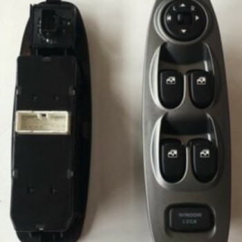 CAM ANAHTARI ÖN SOL 4LÜ ACCENT 00-02 (AYNA AYAR DÜĞMELİ)(DİK SOKETLİ)