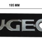 PEUGEOT YAZISI ARKA (19,5CM) P206