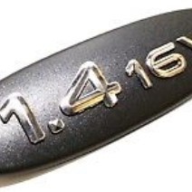 1.4 16V YAZISI YAN ÇITA İÇİN MEGAN1-SCENIC1 (SİYAH)