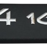 1.4 16V YAZISI KAPI ÇITA YAZISI SAĞ (SİYAH) MEGAN2