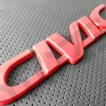 CIVIC YAZISI (KIRMIZI) ARKA BAGAJ HONDA CIVIC 96-06