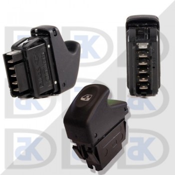 CAM ANAHTARI ÖN (SİYAH) TEKLİ SAĞ-SOL 6 FİŞLİ CLIO-KANGOO-MEGAN1