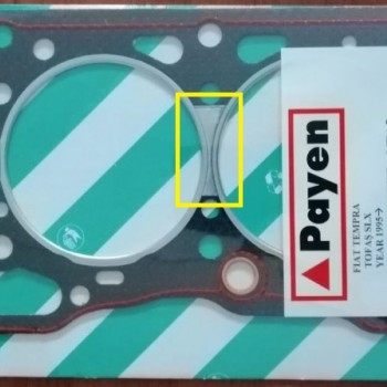 SİLİNDİR KAPAK CONTASI SLX-TİPO-TEMPRA 1,6 (ORTASI SAC TAKVİYELİ)