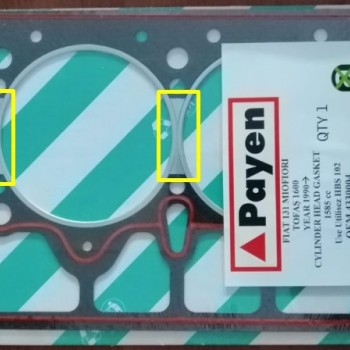 SİLİNDİR KAPAK CONTASI DKŞ-M131 1,6 (ORTASI SAC TAKVİYELİ)