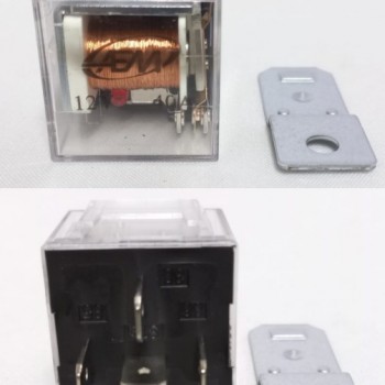 MİNİ RÖLE ÇİFT PLATİN 12V (5 FİŞLİ)(ŞEFFAF)