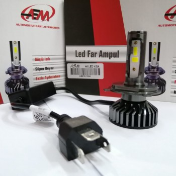 LED XENON H4 (TAKIM)(KISA TİP - YENİ NESİL)