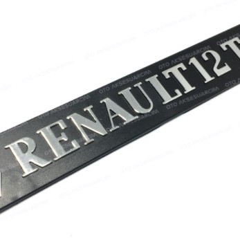 RENAULT 12 TSW ARKA YAZI (PLASTİK)
