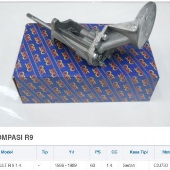 YAĞ POMPASI R9-R11 1,4
