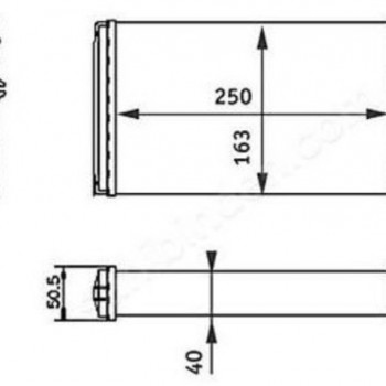 KALORİFER RADYATÖRÜ TEMPRA-TİPO (250X156X32)
