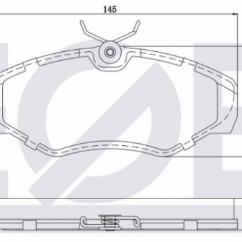 ÖN FREN BALATA TRAFIC2 1,9DCİ 01-14/TRAFIC2 2,0DCİ 01-14 / OPEL VIVARO (J7) 2.0 CDTI 06-14/VIVARO (J7) 2,5DTİ 02-14/VIVARO (J7) 1.9Dİ 02-14