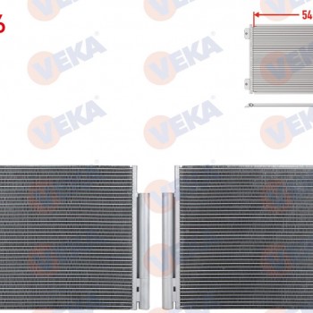 KLIMA RADYATORU RENAULT CLIO IV 2012-2020/ CAPTUR 2013-/ DACIA DOKKER 2012-/ DUSTER 2012-/ LOGAN II 2012-/ SANDERO STEPWAY 2012-