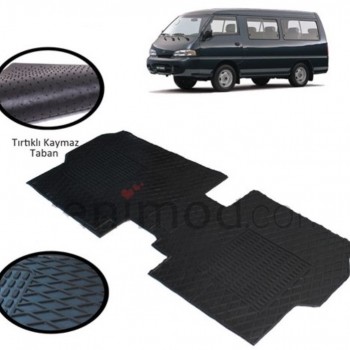 PASPAS KOMPLE (SİYAH) H100 MİNİBÜS (1.KALİTE KAUÇUK)