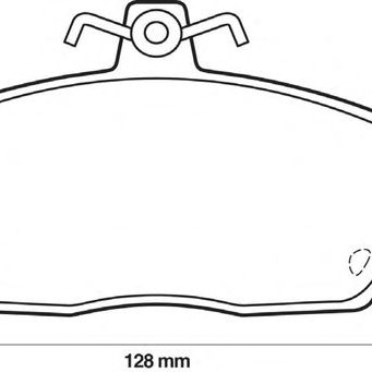 FREN BALATASI ÖN CIVIC V-TEC 01-03/CIVIC 1,6IE EURO 96-03/FREE LANDER/ROVER 00- (YAYLI)(128MM)