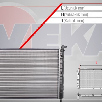 SU RADYATÖRÜ PALIO-SIENA 1,4/PALIO 1,6 16V/PALIO-SIENA 1,2