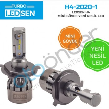 LED XENON H4 MİNİ GÖVDE YENİ NESİL (TAKIM)