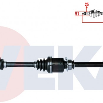 ÖN AKS SAĞ (KOMPLE) ALBEA-DOBLO 1,3MJ 07- (928MM)