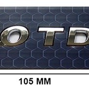 2.0TDİ YAZISI ARKA BAGAJ VW (YATIK YAZI)