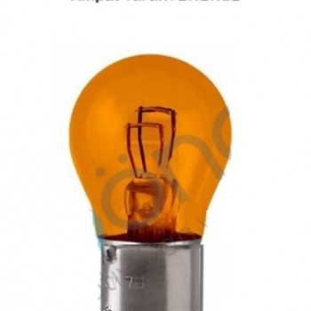 AMPÜL 12V - 21/5W ÇİFT DUY ŞAŞ TIRNAK (TURUNCU)(1016)(3117)