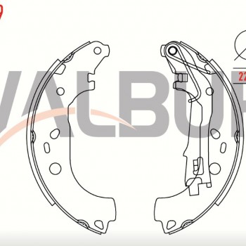 FREN BALATASI ARKA FIORINO-NEMO-BIPPER-G.PUNTO-LINEA-CORSA-D-DOBLO3 1,3MJ 90LIK-DOBLO 06-12