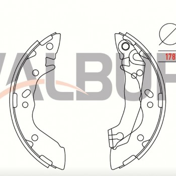 FREN BALATASI ARKA ACCENT 98-01/ELANTRA 1,6i 01-07 180X31MM (İNCE)