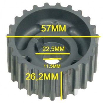 KRANK DİŞLİSİ (21DİŞ) ALBEA-PALIO-DOBLO 1,2 8V (İNCE DİŞ)