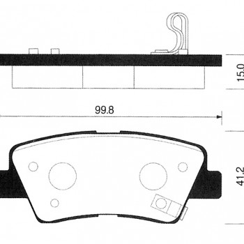 FREN BALATASI ARKA (DİSK) BLUE/SONATA 05-/İ10 13-/İ20 14-/İ30 12-/İ40 11-/TUCSON