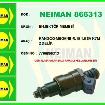ENJEKTÖR R19-MEGAN 1,6 8V K7M (2 DELİK)