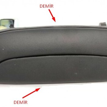 DIŞ KAPI KOLU ÖN SAĞ H100 94-07/H100 KMY 97-03 (GÖVDE VE TUTAMAK DEMİR)